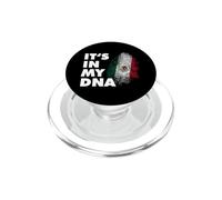 It's In My DNA Mexico - Finger Print Flag - Hecho En Mexico PopSockets PopGrip for MagSafe