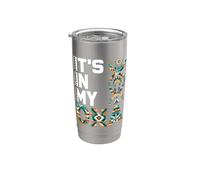 It's in My DNA Native American Feather Indigenous Pride Stainless Steel Insulated Tumbler