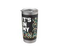 It's in My DNA Native American Feather Indigenous Pride Stainless Steel Insulated Tumbler