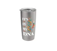 It's in My DNA Native American Feather Indigenous Pride Stainless Steel Insulated Tumbler