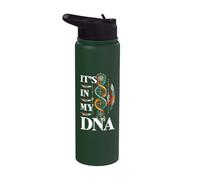 It's in My DNA Native American Feather Indigenous Pride Stainless Steel Insulated Water Bottle