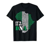 It's In My DNA Nigerian Proud Nigeria Africa Fingerprint T-Shirt