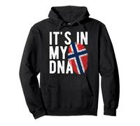 It's in My DNA Norwegian National Flag Norway Fan Heritage Pullover Hoodie
