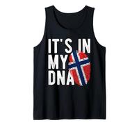 It's in My DNA Norwegian National Flag Norway Fan Heritage Tank Top