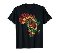 It's in My DNA Pan African Fingerprint Black History Life T-Shirt
