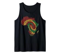 It's in My DNA Pan African Fingerprint Black History Life Tank Top