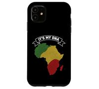 It's In My DNA Pan African Fingerprint Black History Month Case for iPhone 11