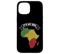 It's In My DNA Pan African Fingerprint Black History Month Case for iPhone 15