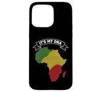 It's In My DNA Pan African Fingerprint Black History Month Case for iPhone 15 Pro Max