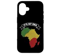 It's In My DNA Pan African Fingerprint Black History Month Case for iPhone 16