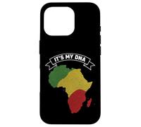 It's In My DNA Pan African Fingerprint Black History Month Case for iPhone 16 Pro