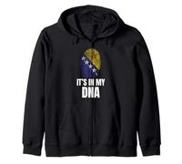 It's In My DNA Proud To Be From Bosnia Zip Hoodie