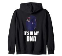 It's In My DNA Proud To Be From New Zealand Zip Hoodie