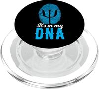 It's In My DNA Psi Symbol Fingerprint Psychotherapist PopSockets PopGrip for MagSafe