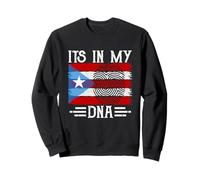 It's In My DNA Puerto Rico Flag Fingerprint Sweatshirt