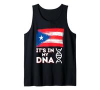 It's in my DNA - Puerto Rico Flag Puerto Rican Boricua Tank Top