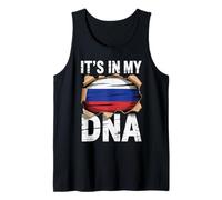It's in My DNA Russian Roots Russia Flag Tank Top