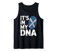 Its in My DNA Scotland Flag Rugby Fan Scottish Heritage Tank Top