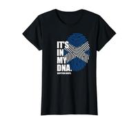 Its in My DNA Scottish Roots Scotland Flag Design Value Graphic T-Shirt, Women, Black, XS