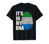 It's in My DNA Sierra Leone Sierra Leonean Flag T-Shirt