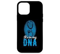 It's In My DNA Stethoscope Paw Vet Fingerprint Case for iPhone 12 mini