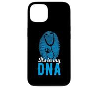 It's In My DNA Stethoscope Paw Vet Fingerprint Case for iPhone 13