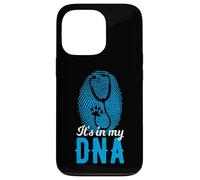 It's In My DNA Stethoscope Paw Vet Fingerprint Case for iPhone 13 Pro