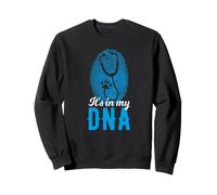 It's In My DNA Stethoscope Paw Vet Fingerprint Sweatshirt