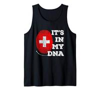 IT'S IN MY DNA Switzerland Flag Men Women Gift Tank Top