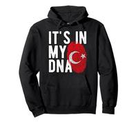It's in My DNA Turkish National Flag Turkey Pride Heritage Pullover Hoodie