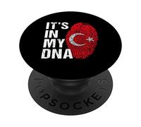 It's in My DNA turkish Pride - turkey Flag men women Kids PopSockets Swappable PopGrip