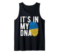 It's in My DNA Ukrainian National Flag Ukraine Fan Heritage Tank Top
