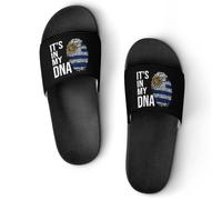 It's In My DNA Uruguay Flag House Slippers Non-Slip Shower Shoes