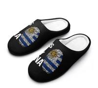 It's In My DNA Uruguay Flag Mens House Slippers Cotton Home Shoes 12