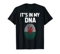 It's In My DNA Wales Flag Welsh Men Women Pride Gift T-Shirt