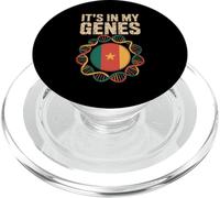 It's In My Genes DNA Cameroon Flag PopSockets PopGrip for MagSafe