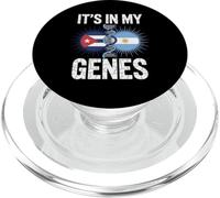 It's In My Genes Half Argentine Cuban Roots Cuba PopSockets PopGrip for MagSafe