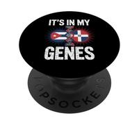 It's In My Genes Half Cuban Italian Roots Cuba Italy PopSockets Adhesive PopGrip