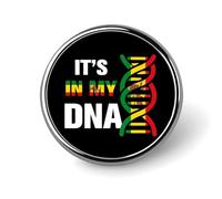 It's in My Rasta Rastafarian Roots Round Badge Men Women Bezel Pin Button Brooch Lapel Tie Pins for Suits Shirt Jacket Hat Costume Decorative
