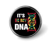 It's in MyGrenadians Roots Round Badge Men Women Bezel Pin Button Brooch Lapel Tie Pins for Suits Shirt Jacket Hat Costume Decorative