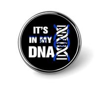 It's in MyIsrael Roots Round Badge Men Women Bezel Pin Button Brooch Lapel Tie Pins for Suits Shirt Jacket Hat Costume Decorative