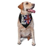 Its in MyUnited Kingdom Flag Dog Bandana Pet Triangle Scarf Cats Bibs Adjustable Pets Kerchief 11.8X27.5 Inch