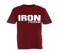 It's in the Blood Iron Tshirt top Football Gift west Premium Clothing ham