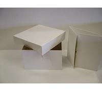 It's Just A Box - individual cake box with a removable lid - 30 cm - white white
