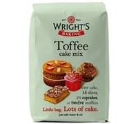 Its Just A Box Wrights Baking Toffee Cake Mix - Pack of 1 x 500g,500.00 g (Pack of 1)
