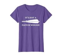 Its Just A Fletch Wound Archery Humor Arrow Quote Archer T-Shirt