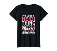 It's Just a Heidi Thing You Probably Wouldn't Understand Value Graphic T-Shirt, Women, Black, S