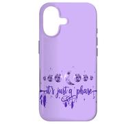 Its Just A Phase Boho Triple Moon Goddess Moon Pastel Purple Case for iPhone 17