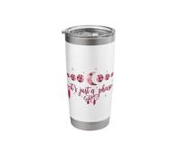 Its Just A Phase Boho Triple Moon Goddess Pink Crescent Moon Stainless Steel Insulated Tumbler