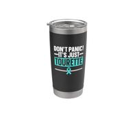 It's Just Tourette Funny Tourette Syndrome Awareness Stainless Steel Insulated Tumbler